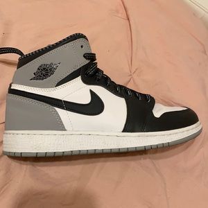 Nike air Jordan 1 grey black and white
